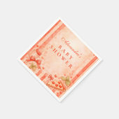 Serviette En Papier Pizza Party Baby Shower (Coin)