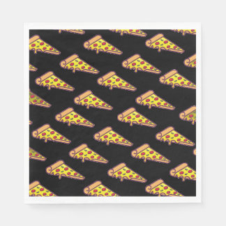 Serviette En Papier Pizza Party Birthday Decor | Fun Pizza Slice Theme
