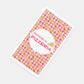 Serviette En Papier Pizza Party Kids Birthday (Coin)