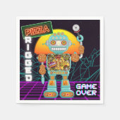 Serviette En Papier Pizza Riggué - Jeu sur (Devant)