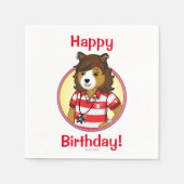 Serviette En Papier PJ Collie (Devant)