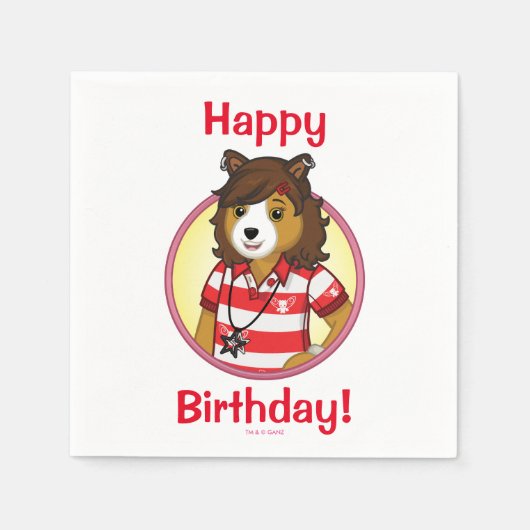 Serviette En Papier PJ Collie (Devant)