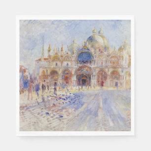 Serviette En Papier Place Saint-Marc, Venise (Piazza San Marco)