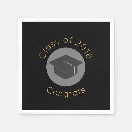 Serviette En Papier Plafond de diplôme sur classe noire de 20xx (Devant)