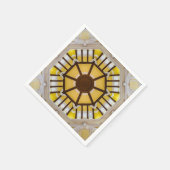 Serviette En Papier Plafond décoré à la gare de Tokyo (Coin)