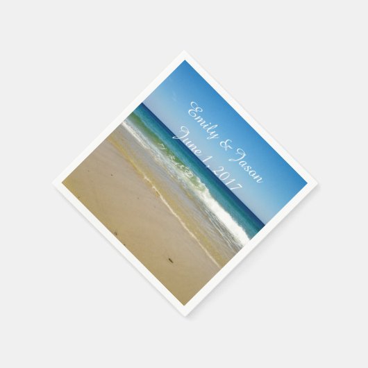 Serviette En Papier Plage (Coin)