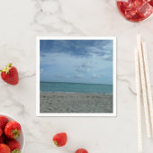 SERVIETTE EN PAPIER PLAGE (En situation)