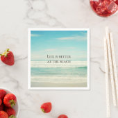 Serviette En Papier Plage (En situation)