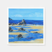 Serviette En Papier Plage (Devant)