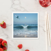 Serviette En Papier Plage (En situation)