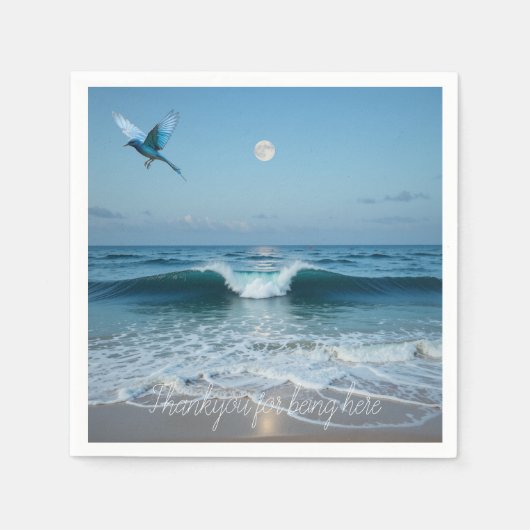 Serviette En Papier Plage (Devant)