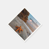 Serviette En Papier Plage Anniversaire Papier serviettes (Coin)