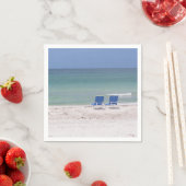 Serviette En Papier Plage chaises Papier serviettes (En situation)