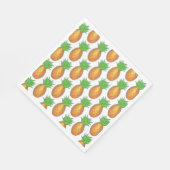 Serviette En Papier Plage d'ananas tropicale Hawaiian Island Imprimer (Coin)