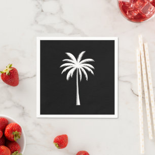 Serviette En Papier Plage de coucher de soleil de vacances d'été frais