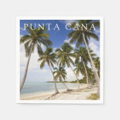 Serviette En Papier Plage de Punta Cana | République dominicaine (Devant)