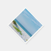 Serviette En Papier Plage de sable blanc Plage de Floride (Coin)