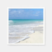 Serviette En Papier Plage de sable blanc Surf doux (Devant)