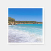 Serviette En Papier Plage exotique Île tropicale Paradis (Devant)