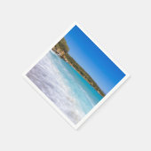 Serviette En Papier Plage exotique Île tropicale Paradis (Coin)