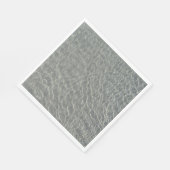 Serviette En Papier Plage Océan Eau Ondes & Sable (Coin)