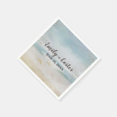 Serviette En Papier Plage Océan mariage Avec Starfish (Coin)