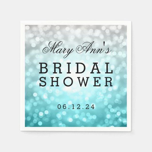 Serviette En Papier Plage Ombre Parties scintillant Lumières Fête des  (Devant)