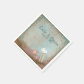 Serviette En Papier Plage tropicale (Coin)