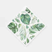 Serviette En Papier Plage tropicale (Coin)