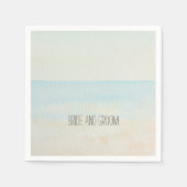 Serviette En Papier Plage tropicale (Devant)