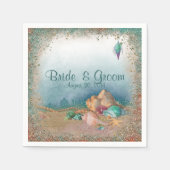 Serviette En Papier Plage tropicale (Devant)