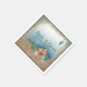 Serviette En Papier Plage tropicale (Coin)
