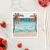 Serviette En Papier plage tropicale napperie de douche nuptiale été (En situation)