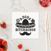 Serviette En Papier Plages Adieu Citation Drôle (En situation)