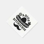 Serviette En Papier Plages Adios Citation Drôle (Coin)