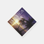 Serviette En Papier Plages de Negril Jamaïque (Coin)