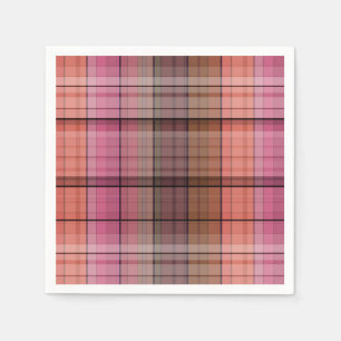 Serviette En Papier Plaid