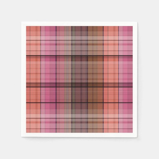 Serviette En Papier Plaid (Devant)