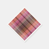 Serviette En Papier Plaid (Coin)