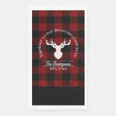 Serviette En Papier Plaid (Devant)