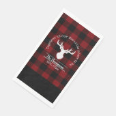 Serviette En Papier Plaid (Coin)