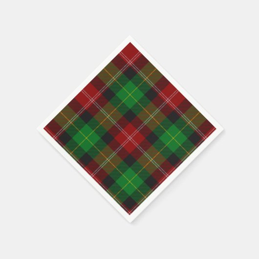 Serviette En Papier Plaid (Coin)