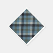 Serviette En Papier Plaid (Coin)