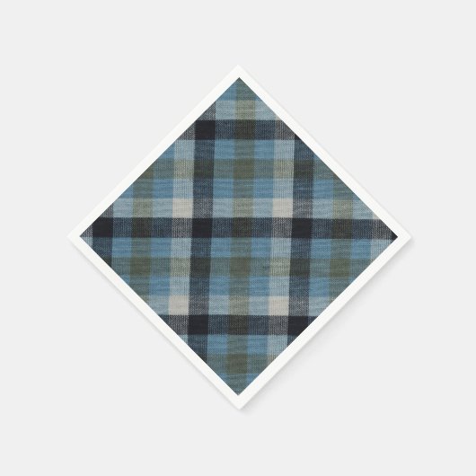 Serviette En Papier Plaid (Coin)