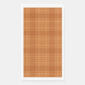 Serviette En Papier Plaid Automne (Devant)