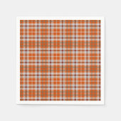 Serviette En Papier Plaid automne (Devant)