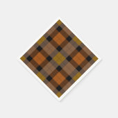 Serviette En Papier Plaid Automne (Coin)