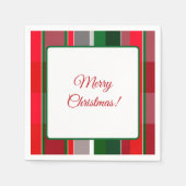 Serviette En Papier Plaid Christmas Napkins (Devant)