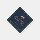 Serviette En Papier Plaid Classic Rocking Horse Birthday Party Dessert (Coin)