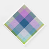 Serviette En Papier Plaid Décoratif (Coin)